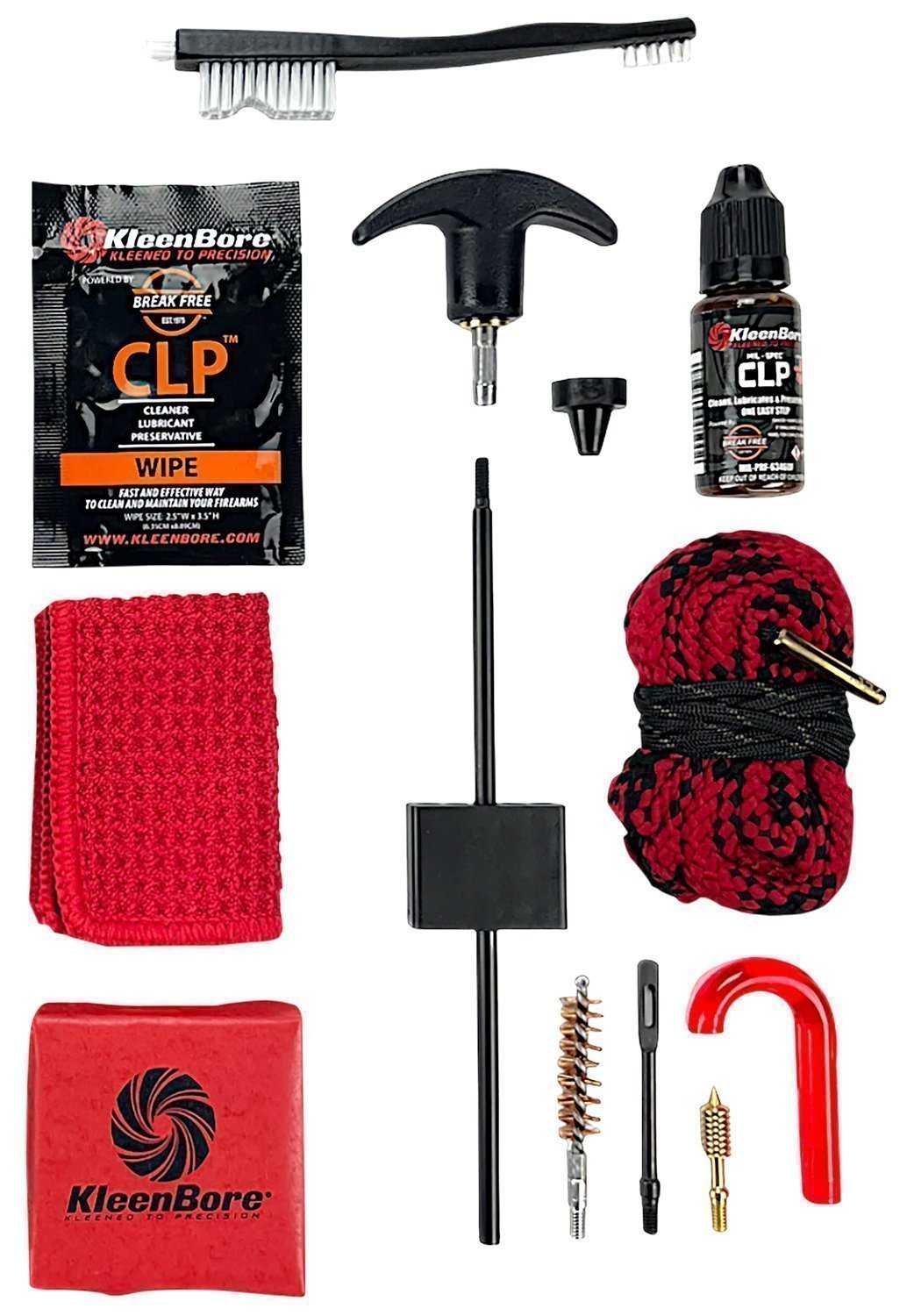 KleenBore KDS9 Dual Kleen Rod & Pull Through Rope Cleaner .38/ .357/ 9mm Handgun