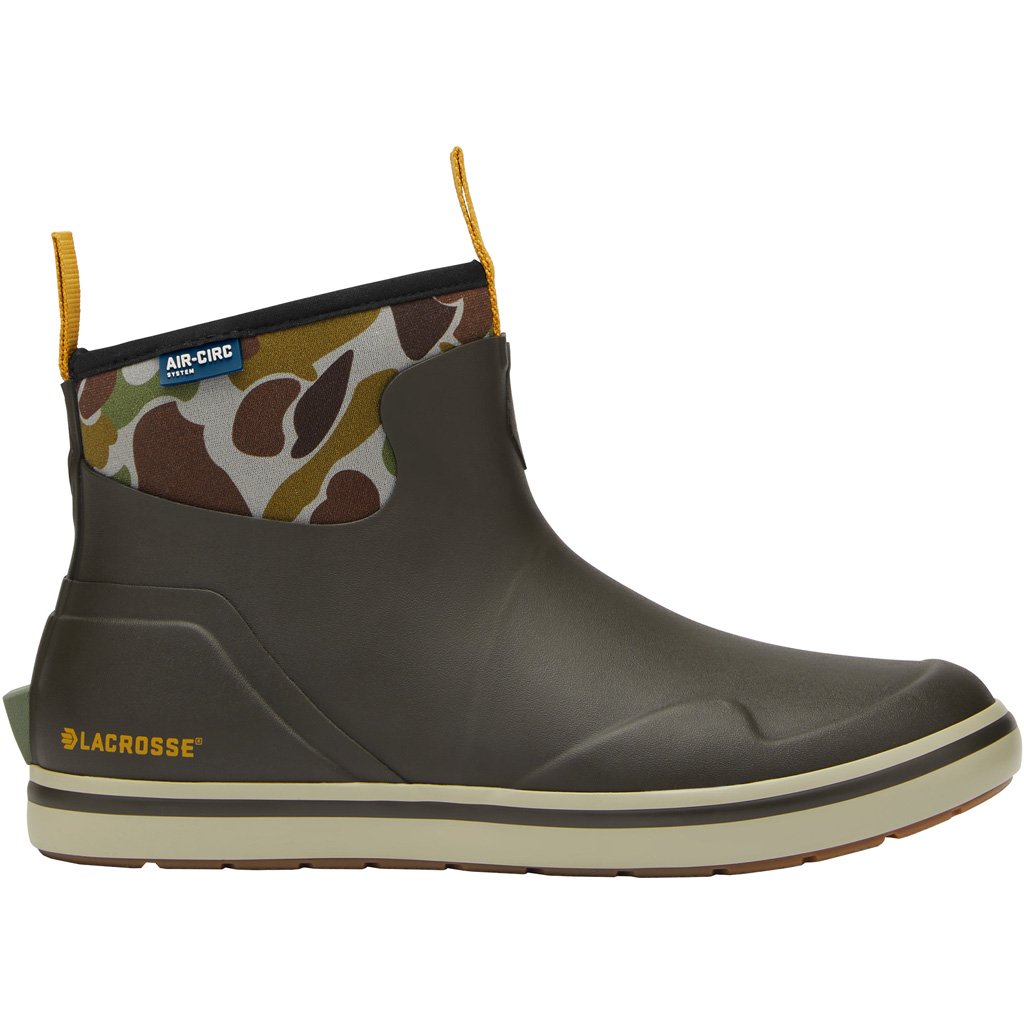 Lacrosse Men's Alpha Deck Boot Black Olive/Camo Size 11 - Image 3