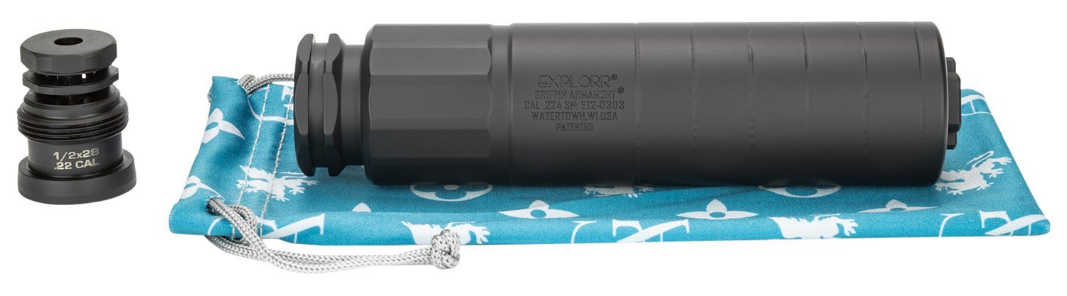 Griffin Armament GAET2-W Explorr  22 Cal Black Stainless Steel