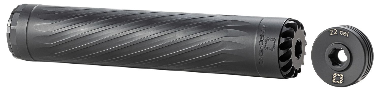 Anechoic X223LB Anechox 223L  223/5.56mm/22-250Rem Black Stainless Steel/Titanium 1 3/8"x24 w/ 1/2"x28 DTA