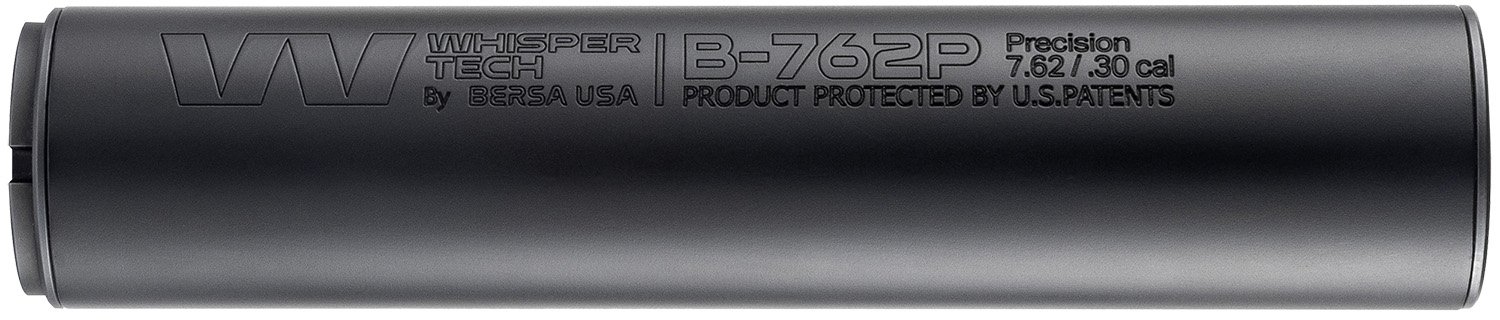 Talon Armament WTB762DTG Whisper Tech  7.62 NATO Black Aluminum/Stainless Steel M18X1.5