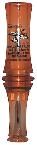 Haydel's Game Calls WF00 White Front  Open Call Specklebelly Sounds Attracts Geese Brown Acrylic
