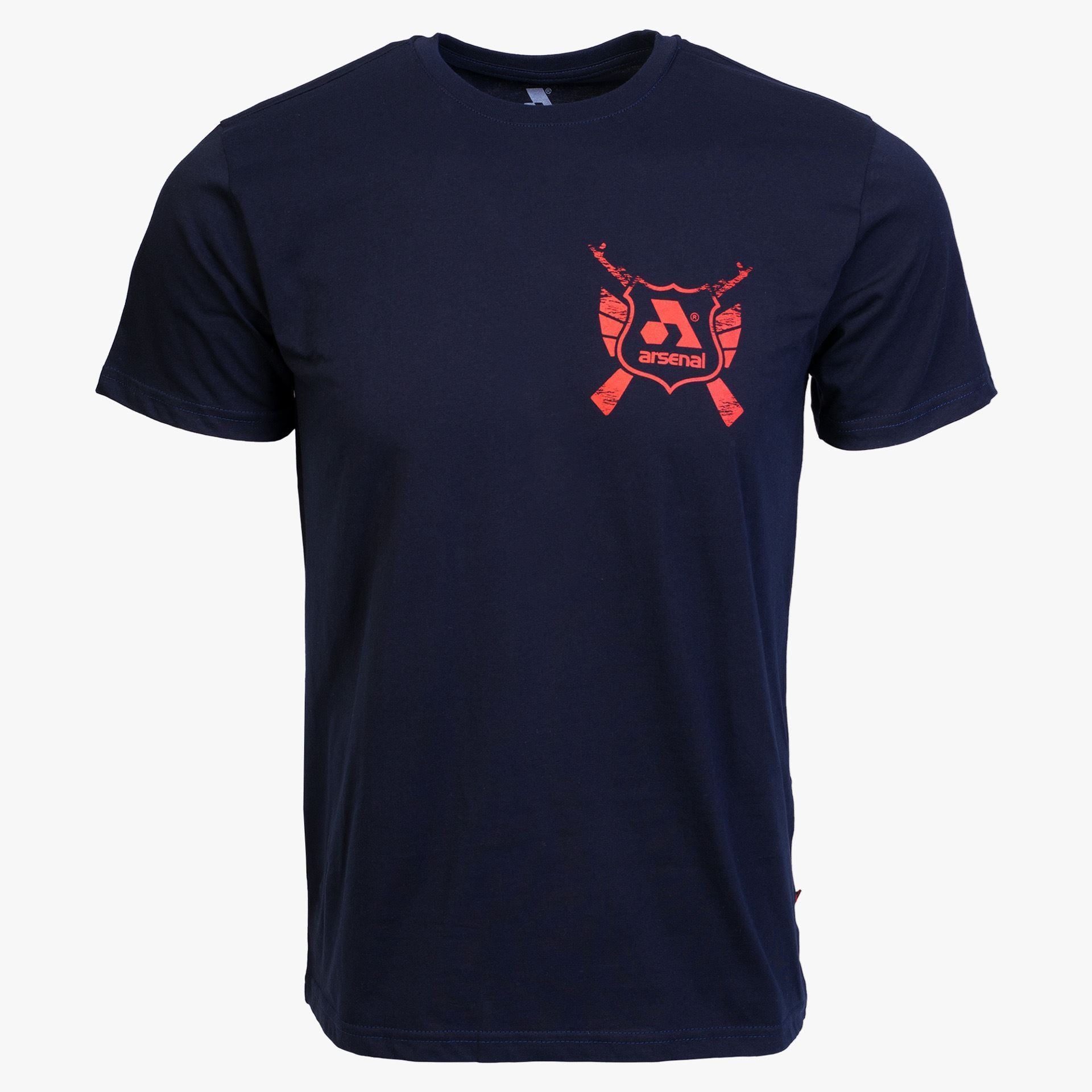 Arsenal Large Blue Cotton Relaxed Fit Classic T-Shirt