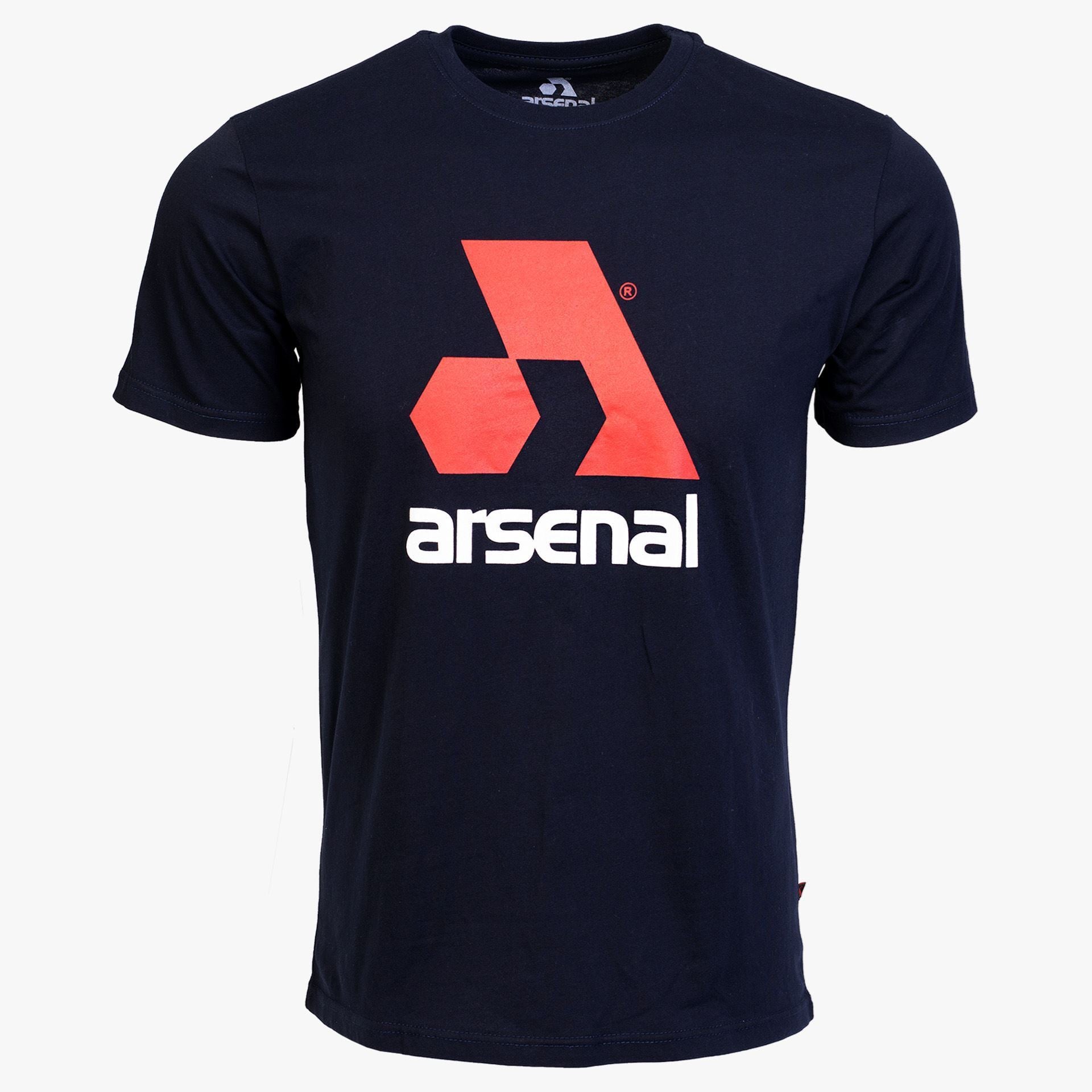 Arsenal Small Blue Cotton Relaxed Fit Logo T-Shirt
