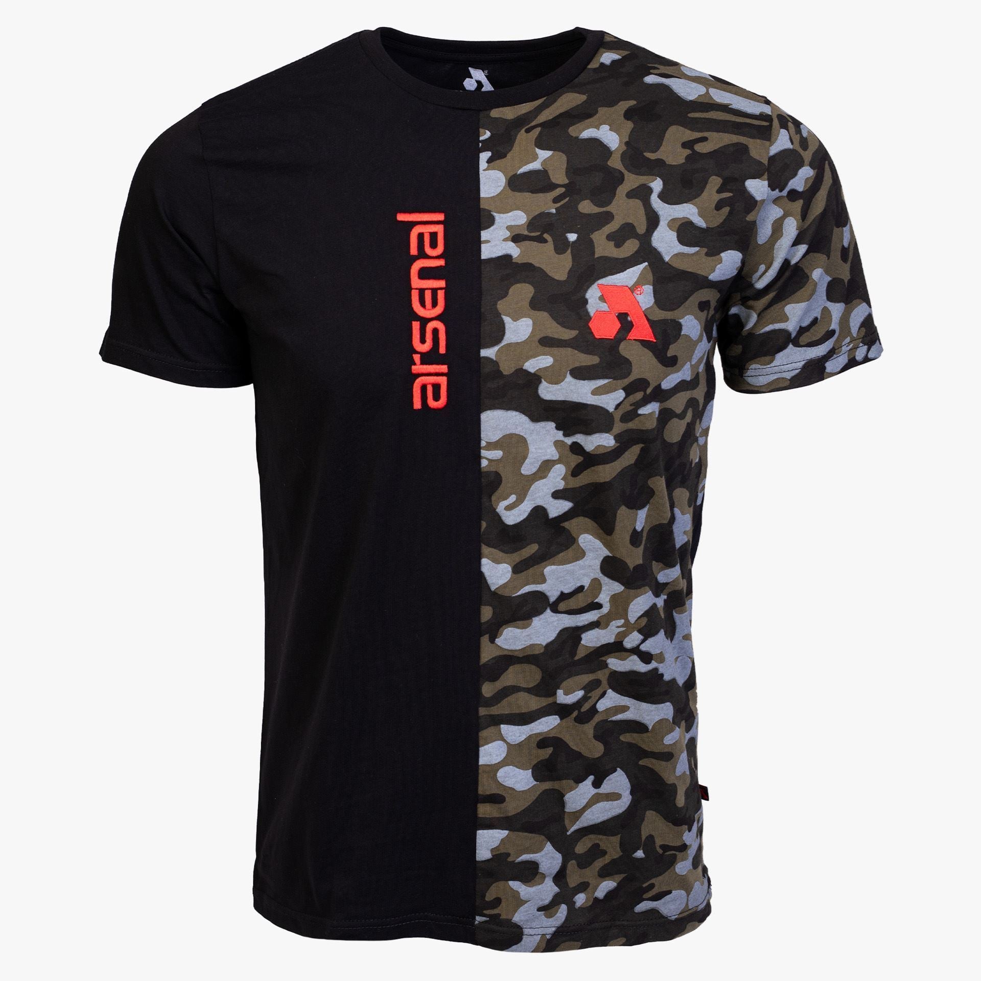 Arsenal Medium Black / Camo Cotton Relaxed Fit T-Shirt