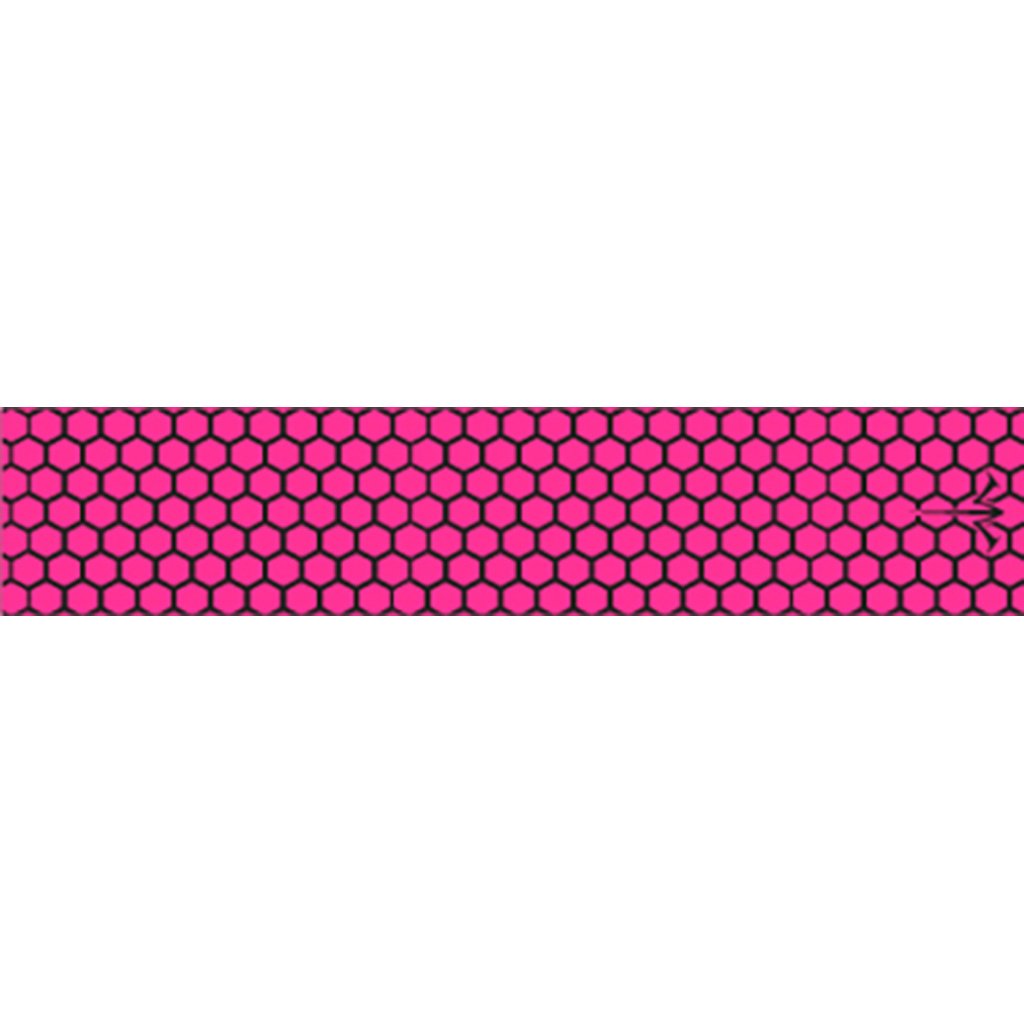 White Water Archery Honeycomb Fade Arrow Wraps Open Hot Pink 5 in. x 1.125 in. 15 pk.