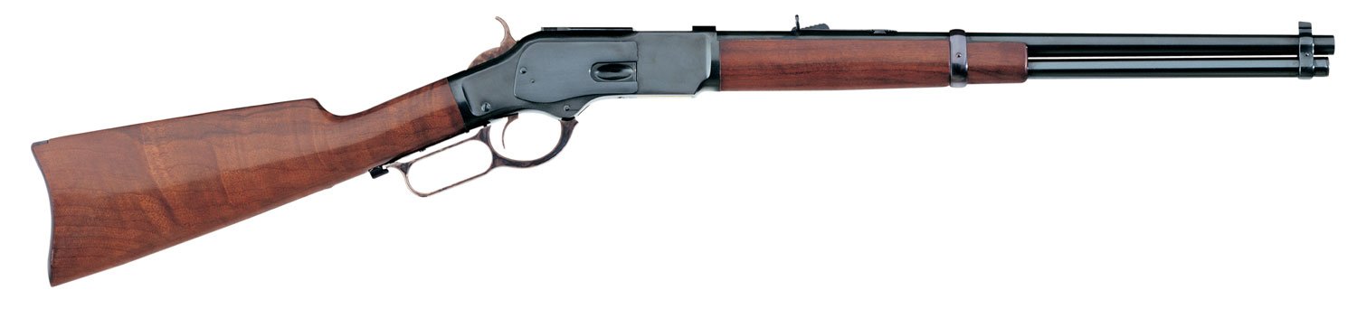 Taylors & Company 550282 1873 Carbine 357 Mag Caliber with 10+1 Capacity, 19" Blued Barrel, Color Case Hardened Metal Finish & Walnut Stock Right Hand (Full Size)