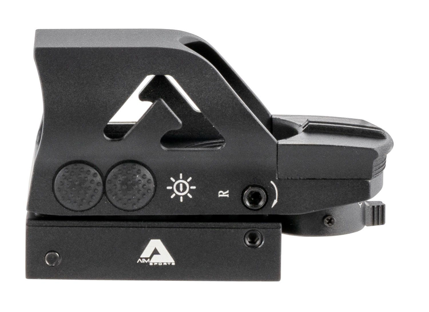 Aim Sports RT506C Full-Size Reflex Sight  Matte Black 1x34mm Red/Green Multi Reticle