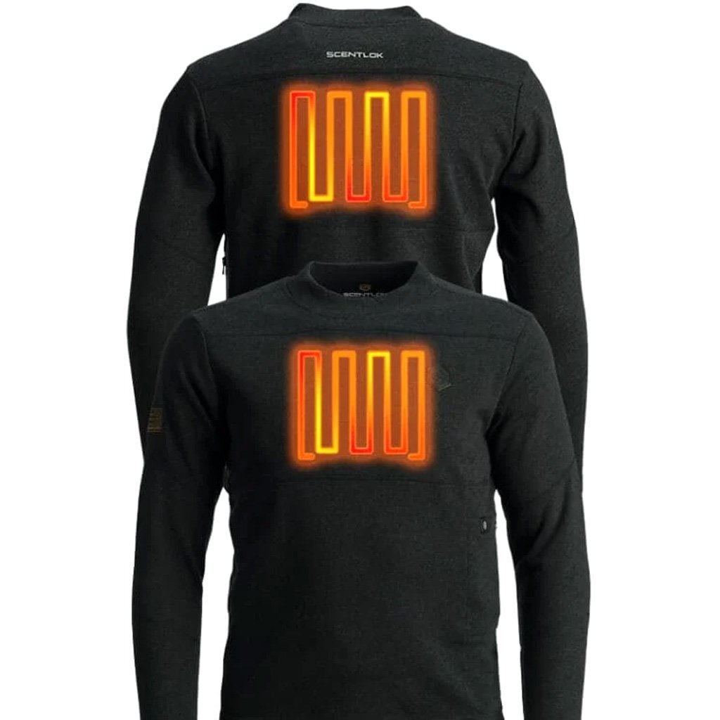 ScentLok BE:1 Trek Heated Base Shirt Blackout Black X-Large