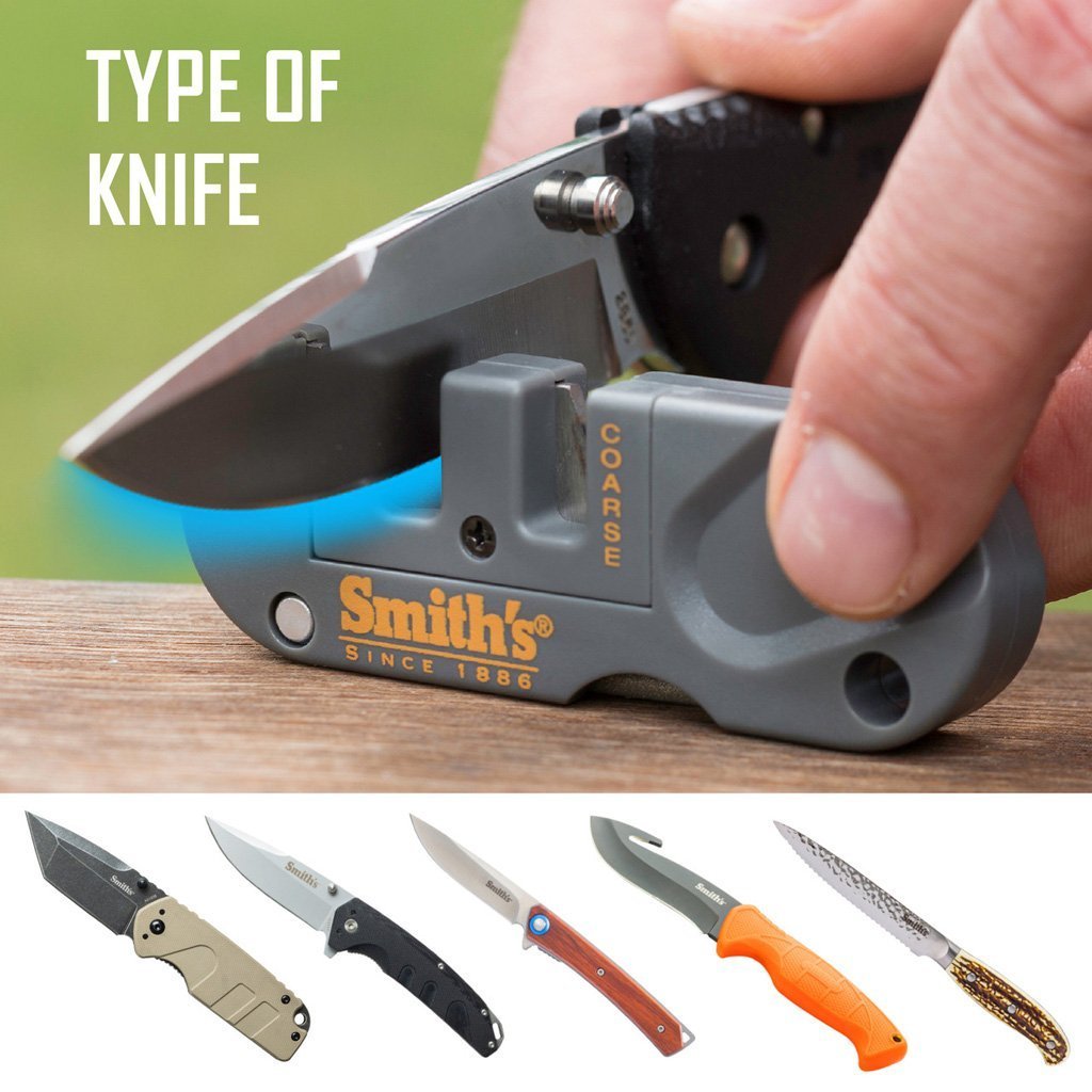 Smiths Pocket Pal Knife Sharpener Gray - Image 3