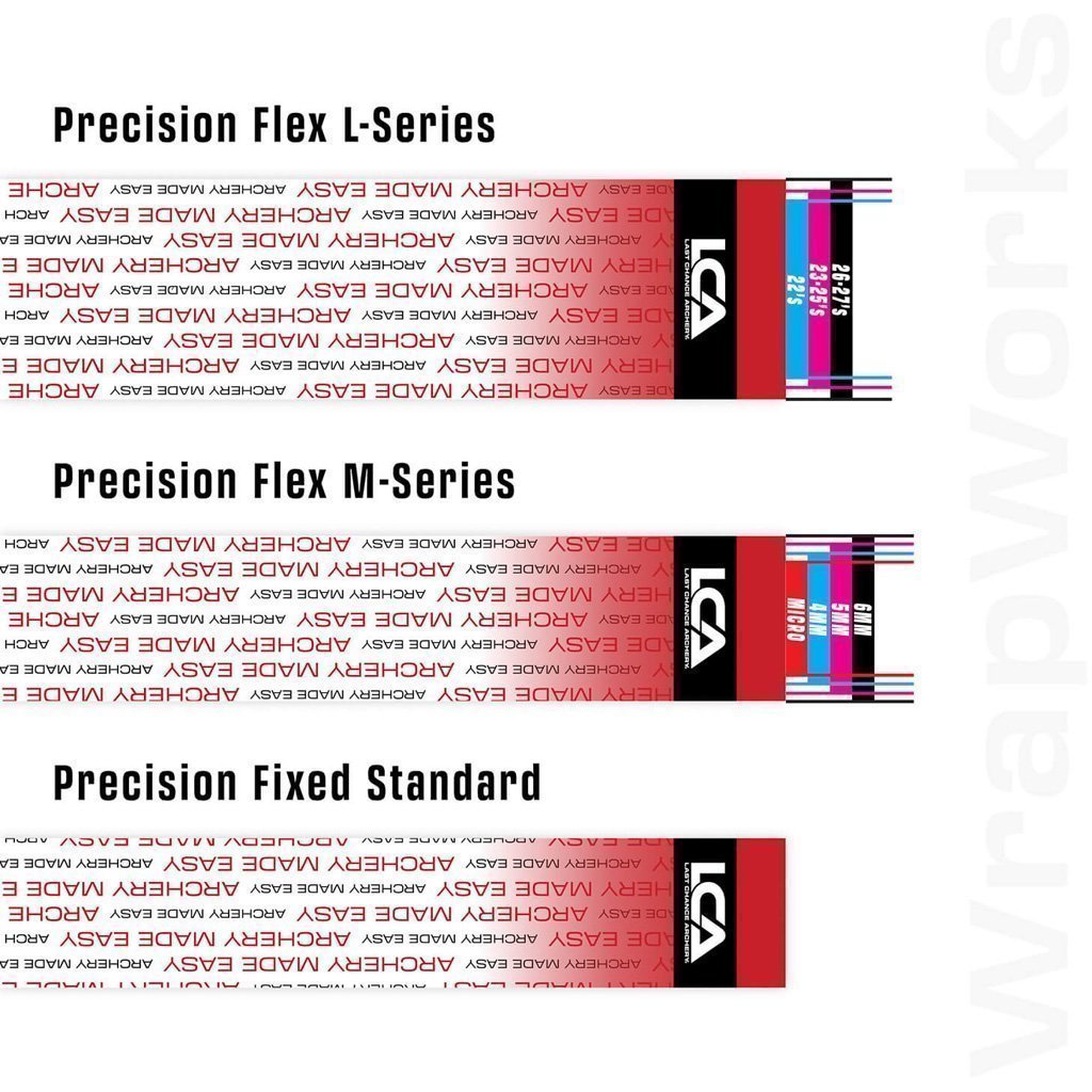 Last Chance WrapWorks Stock Archery Made Easy White/Red Fade Precision Flex L-Series - Image 3