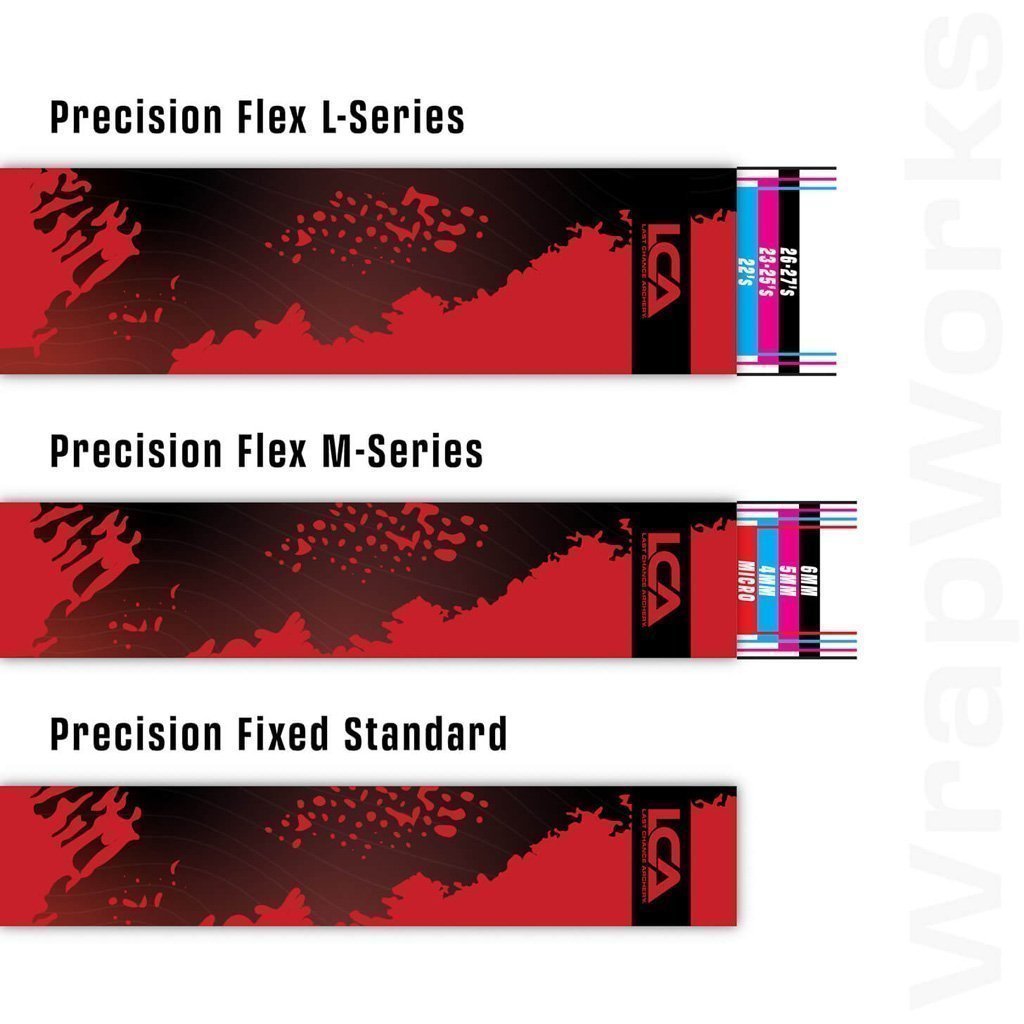 Last Chance WrapWorks Stock Color Burst Red/Black Flex Precision Fixed Standard