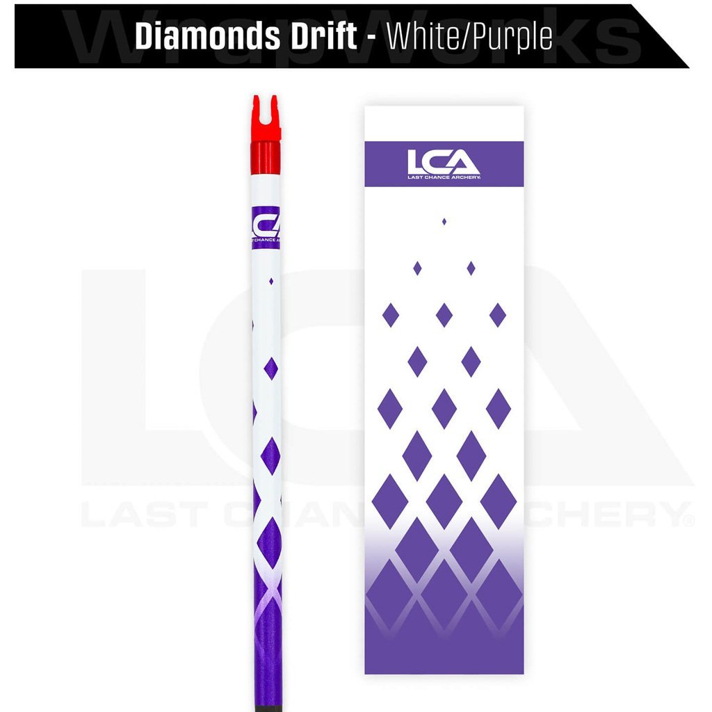 Last Chance WrapWorks Stock Diamonds Drift White/Purple Precision Flex M-Series - Image 2