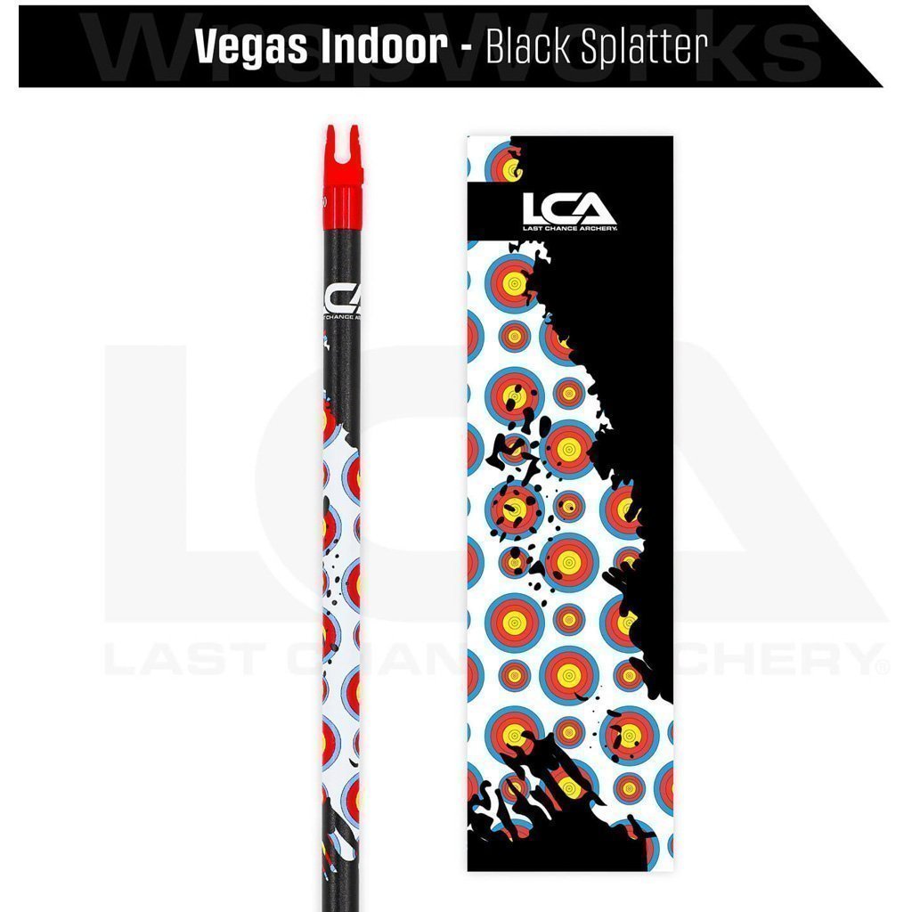Last Chance WrapWorks Vegas Indoor Black Splatter Precision Fixed Standard - Image 2