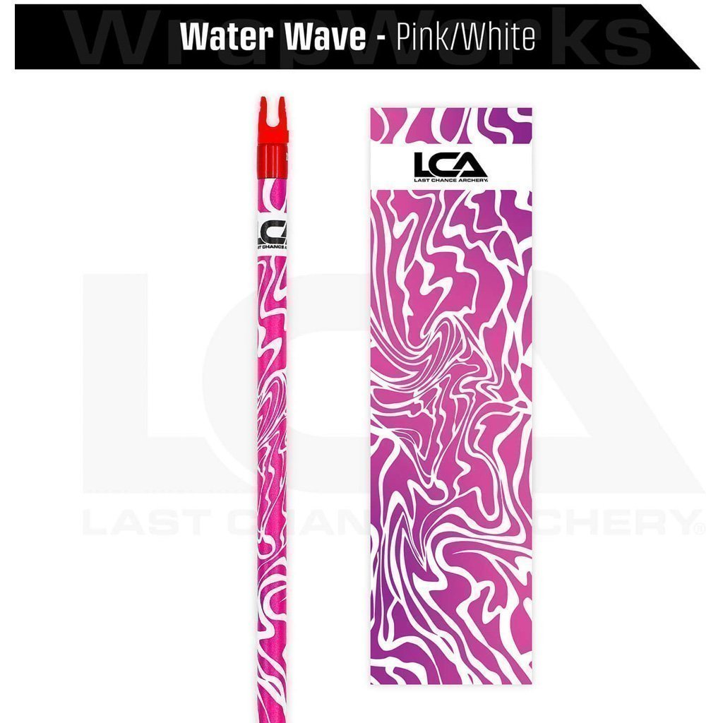 Last Chance WrapWorks Water Wave Pink/White Precision Fixed Standard
