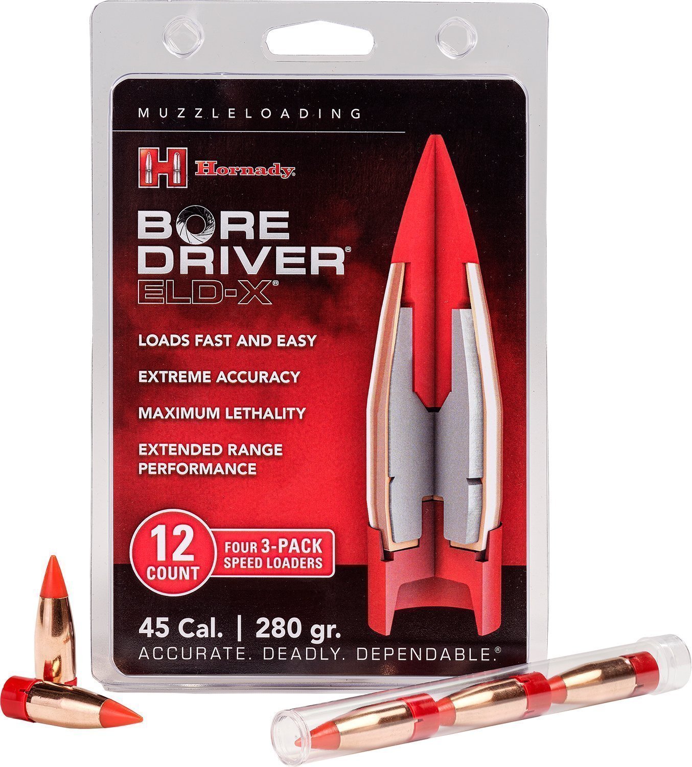 Hornady 67712   280gr Extremely Low Drag-eXpanding 12 Per Box/10 Case