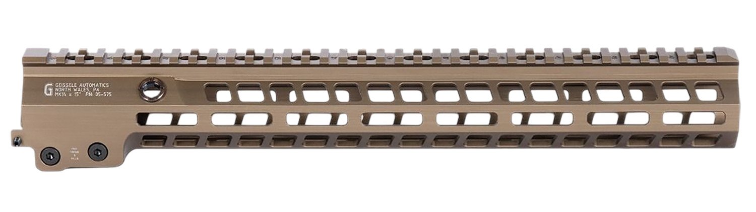 Geissele Automatics 05575S Super Modular Rail MK14 DDC Aluminum 15" Long