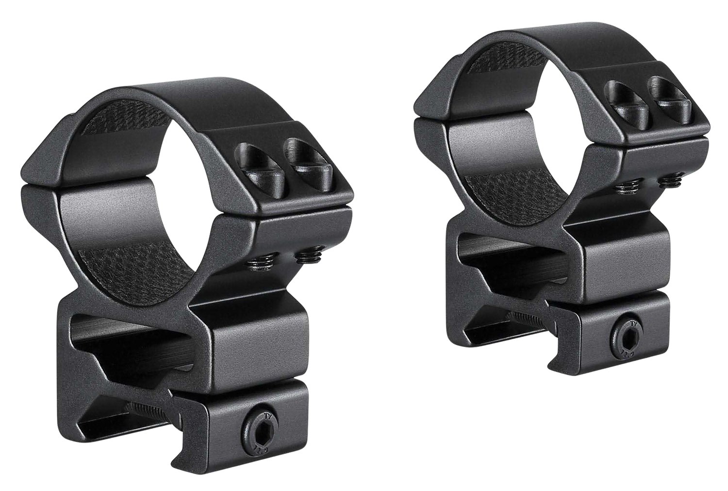 Hawke Sport Optics 22117 Match Mount  Matte Black Anodized Aluminum 30mm Tube, High Weaver