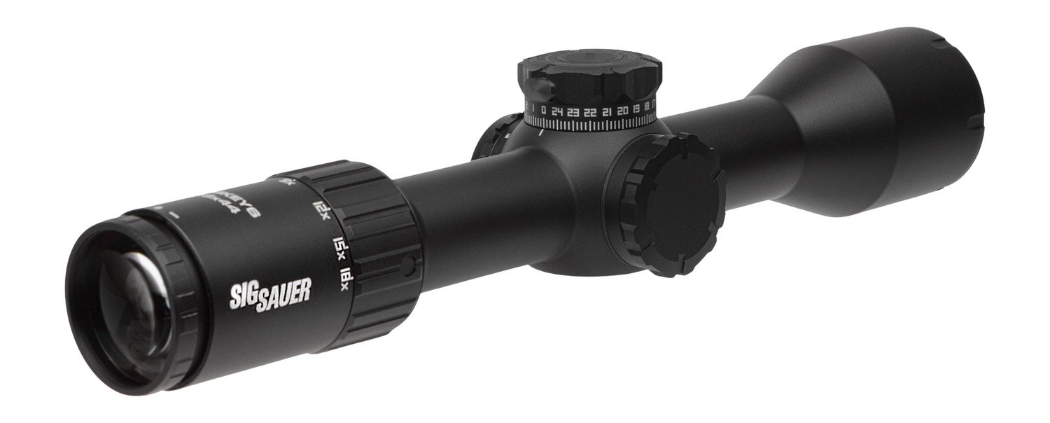 SIG SOW63115    WHISKEY6 3-18X44 30MM FFP MOA  BLK