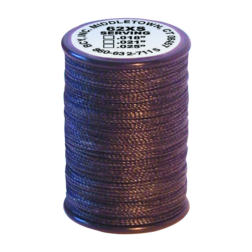 BCY 62XS Braided Center Serving Black .018 100 yds.