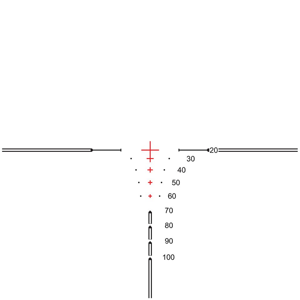 Hawke XB30 Pro Crossbow Scope 1-5x24 Illuminated Reticle