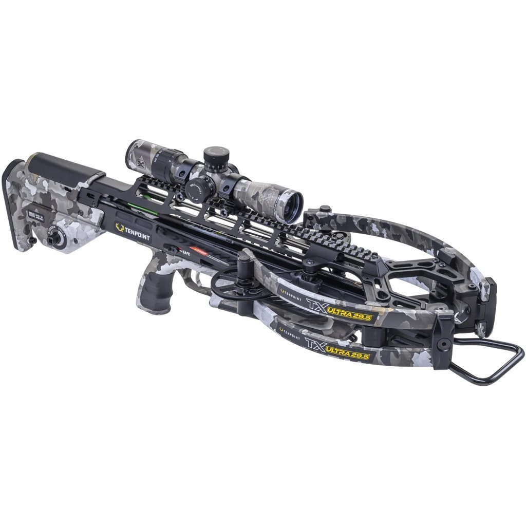 TenPoint TX Ultra 29.5 Crossbow Package ACUslide MAXX EVO-X Elite Camo Scope Vektra Camo - Image 2