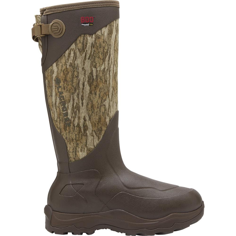 LaCrosse Alpha Agility 17" Boots 800G Insulated Mossy Oak Bottomland Size 11