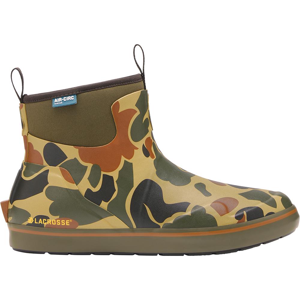 LaCrosse Alpha Deck Boot 6'' Hardwoods Duck Camo Men's Size 13M