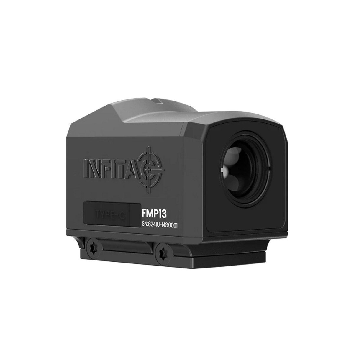 INFITAC Fast Mini Pistol Sight - Black | Thermal Tech | Touch Screen | Standard RMR Footprint  | Auto Brightness
