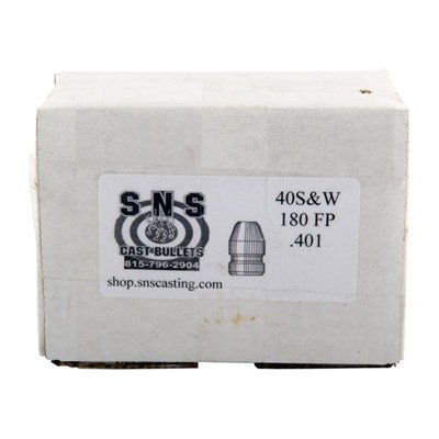.40 CAL/10MM (.401'') 180GR FP LEAD BULLETS 500/BOX