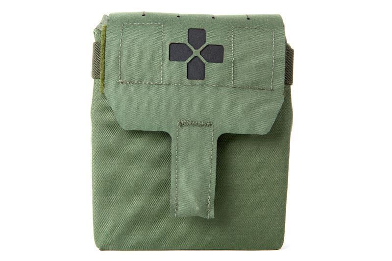 Blue Force Gear Trauma Kit NOW! MOLLE Mounted  Helium Whisper Empty OD Green