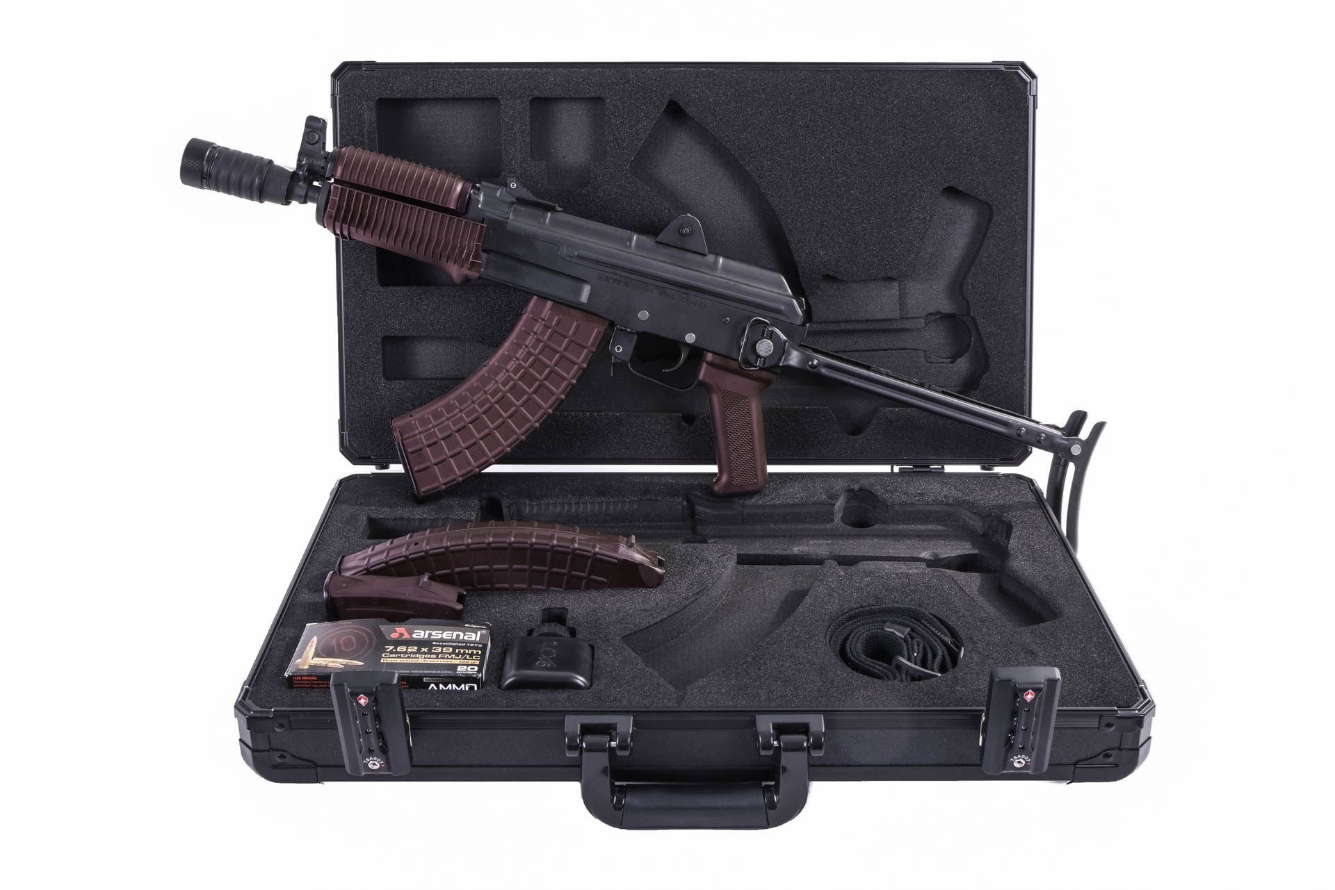Arsenal SAS M-7UFK Krinkov Underfolder Plum 7.62x39 30rd Mag - Image 3