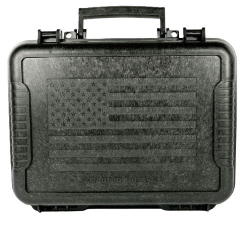 BOYT SINGLE HANDGUN HARD - CASE 11" USA FLAG BLACK