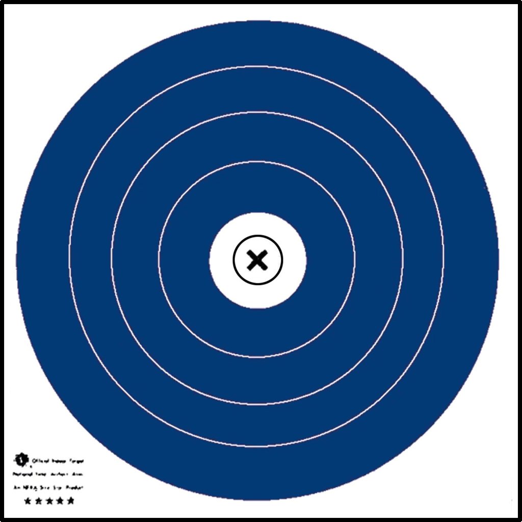 Maple Leaf NFAA Indoor Target 40cm Target 25 pk.