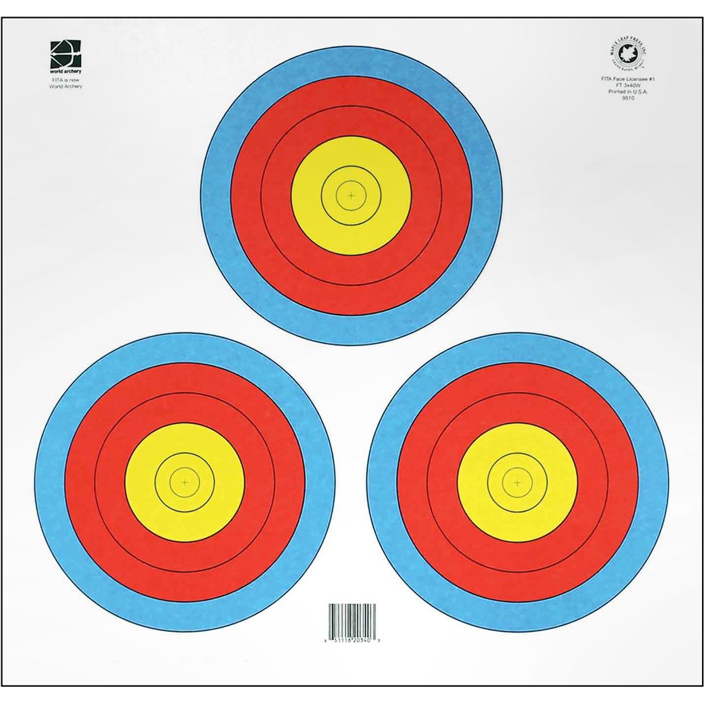 Maple Leaf WA 3 Spot Triangle Target 25 pk.