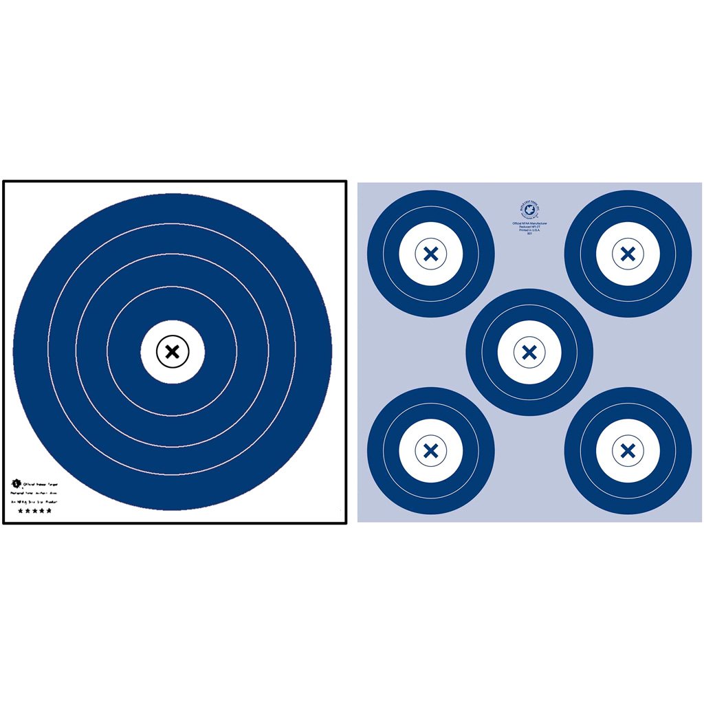 Maple NFAA Dual 1-Spot/5-Spot Target 25 pk.