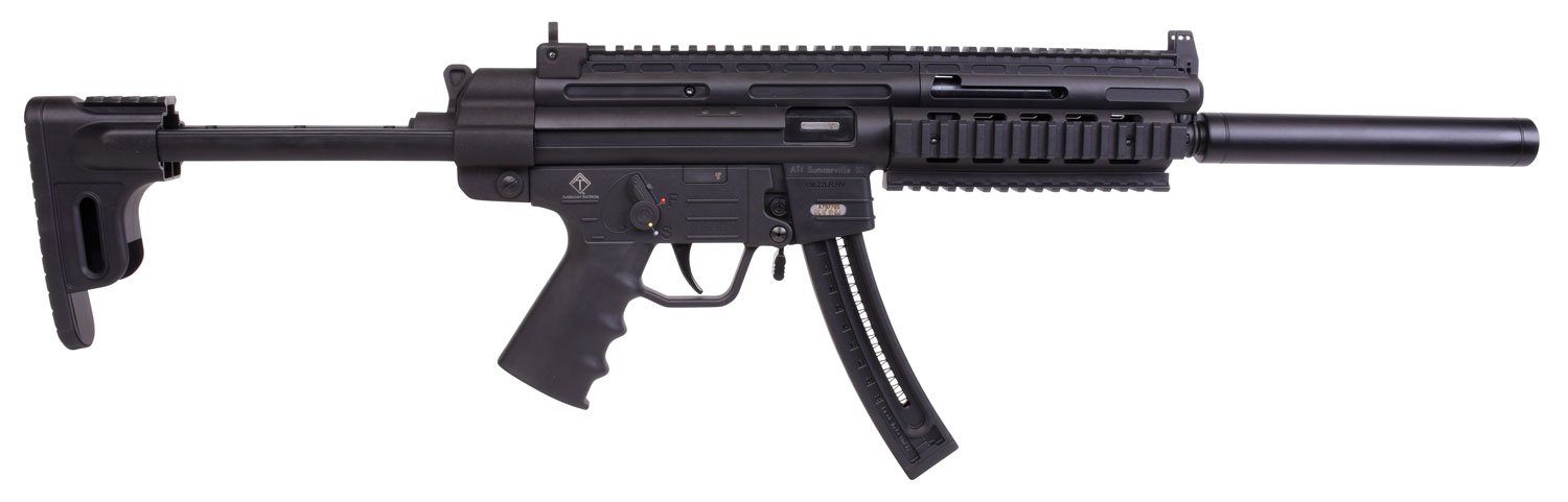 GSG GERGGSG1622 GSG-16 Carbine Full Size 22 LR 22+1 16.25" Black Black Polymer Receiver w/Picatinny Rail, M-LOK/Picatinny Handguard, Black Collapsible Synthetic Stock w/Storage Compartment, Black Pol
