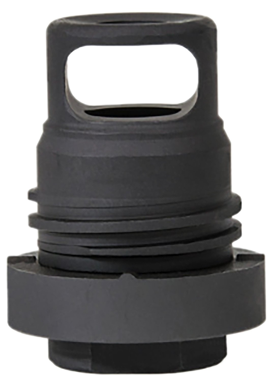 Yankee Hill 3102-1MB-28A Mini Phantom Q.D. Muzzle Brake Black Melonite Steel with 1/2"-28 tpi Threads & 1.60" OAL for 5.56x45mm NATO AR-Platform