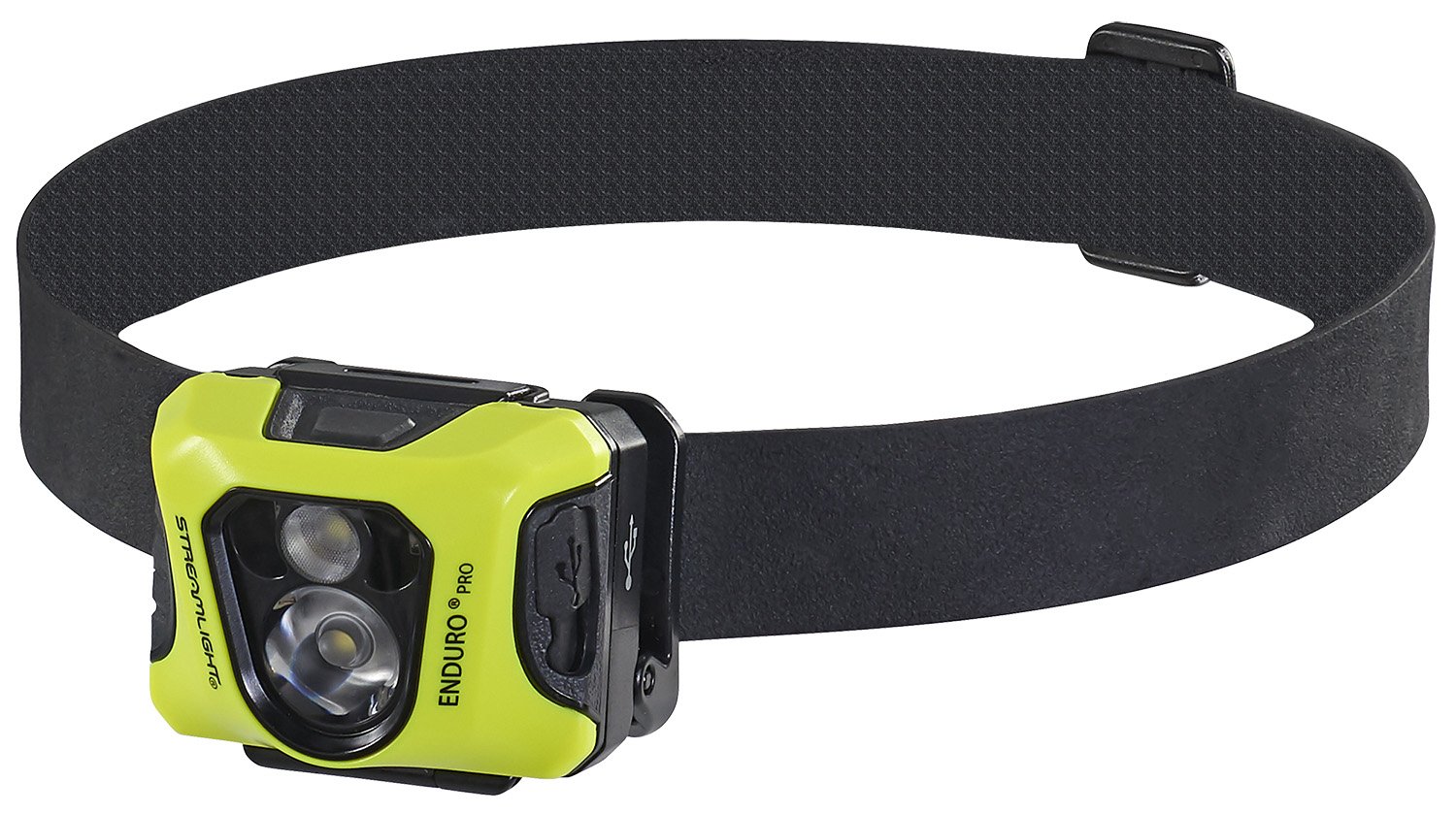 Streamlight 61436 Enduro Pro W/Dual Lock 15/25/50/90/145/200 Lumens White LED Bulb Black/Yellow 95 Meters Distance