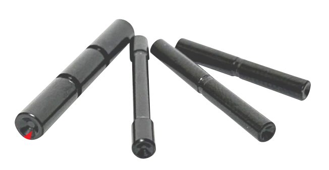 Cross Armory CRG4PSBK 4 Pin Set Dimpled Compatible w/Glock Gen4 4140 Steel Pistol