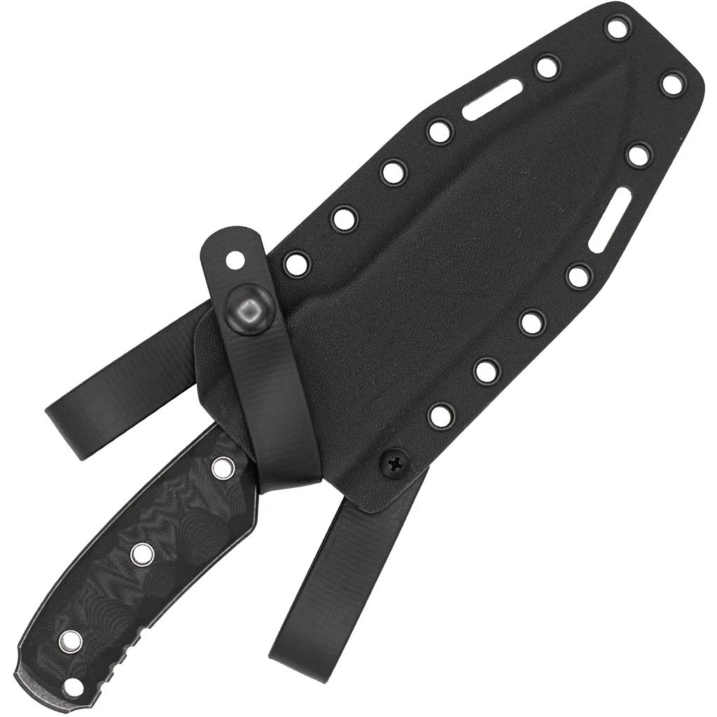CobraTec Recondo G10 Fixed Blade Knife Fixed Blade Black/Stonewash - Image 2
