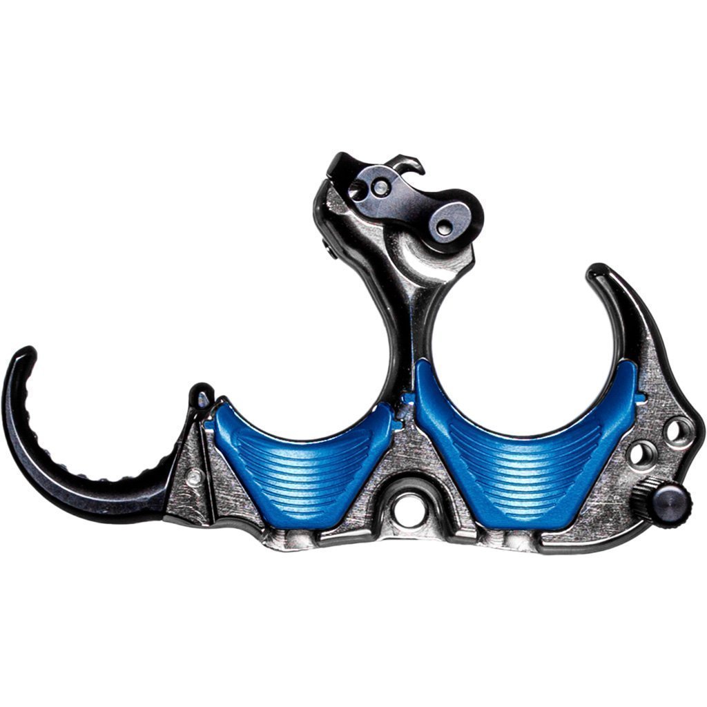 Tru Ball Aileron HBC Flex Release Blue/Quick Silver Brass 3 Finger Medium - Image 3
