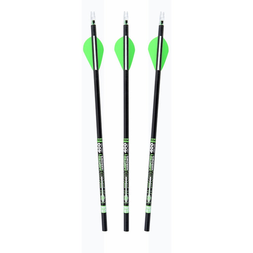30-06 UFO Lighted Carbon Arrow Green 30 in. 400 3 pk. - Image 3
