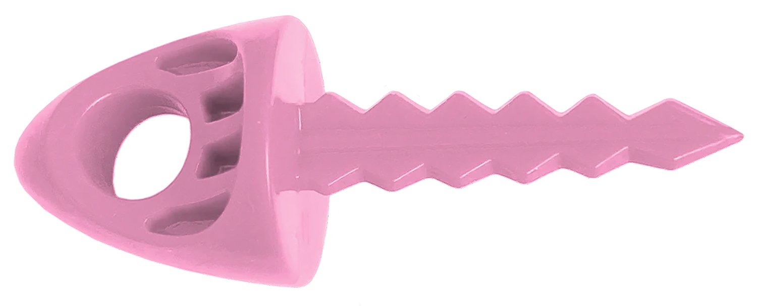 Targettack Llc  Targettack  Pink Polycarbonate Plastic 1" For Paper/Vinyl Targets 12 Pack
