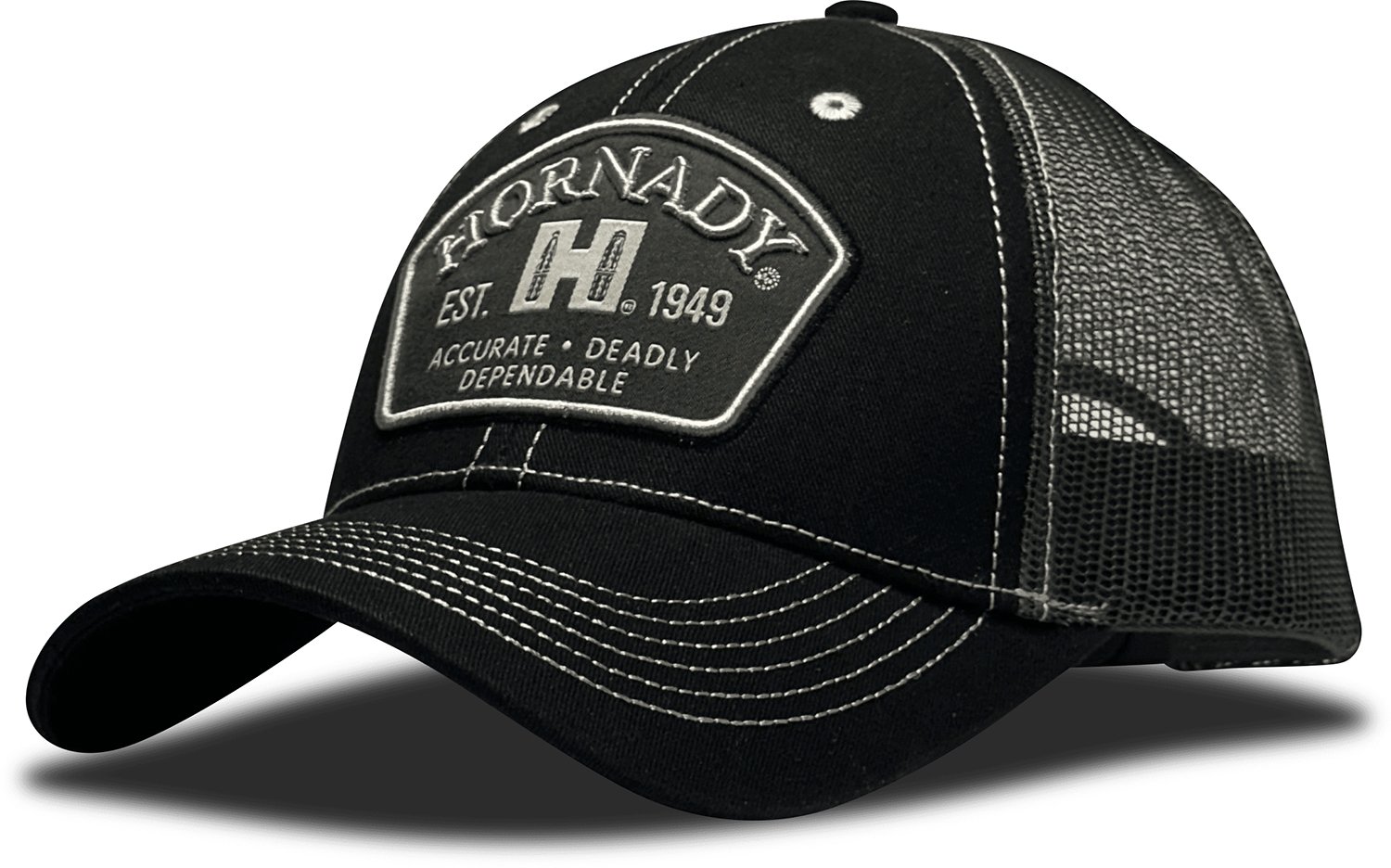 Hornady Gear 32790 Trucker  Black Hornady Patch