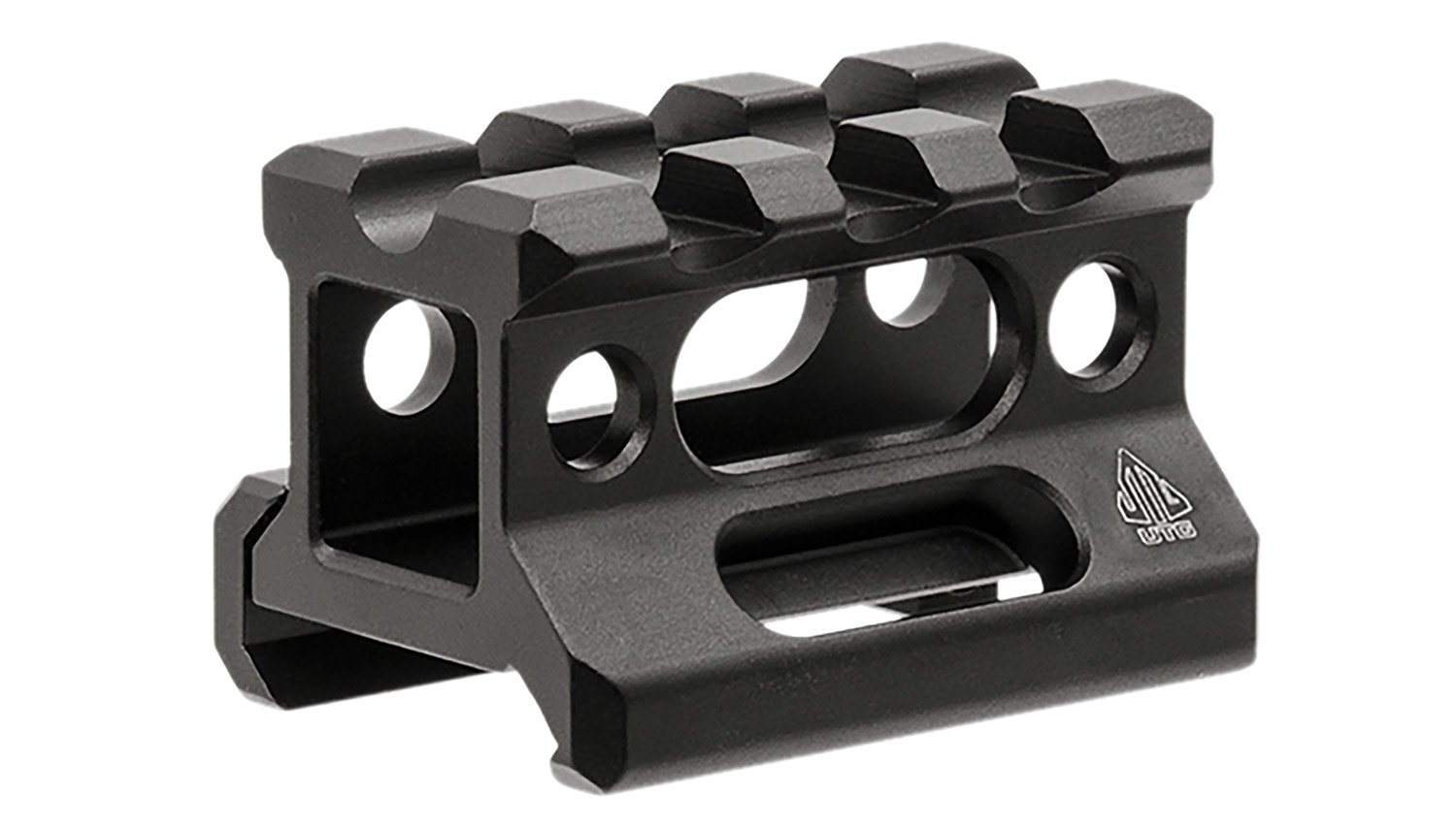 Leapers MTRSX8S Picatinny Riser  Matte Black Anodized Aluminum Picatinny Mount