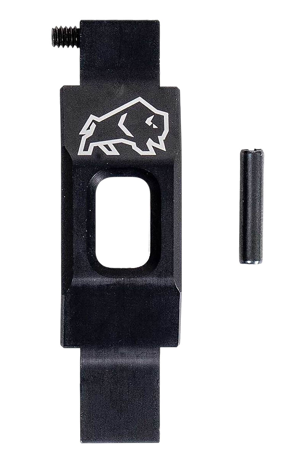 Tapco TAP22064  Trigger Guard Straight Black Aluminum For AR-15