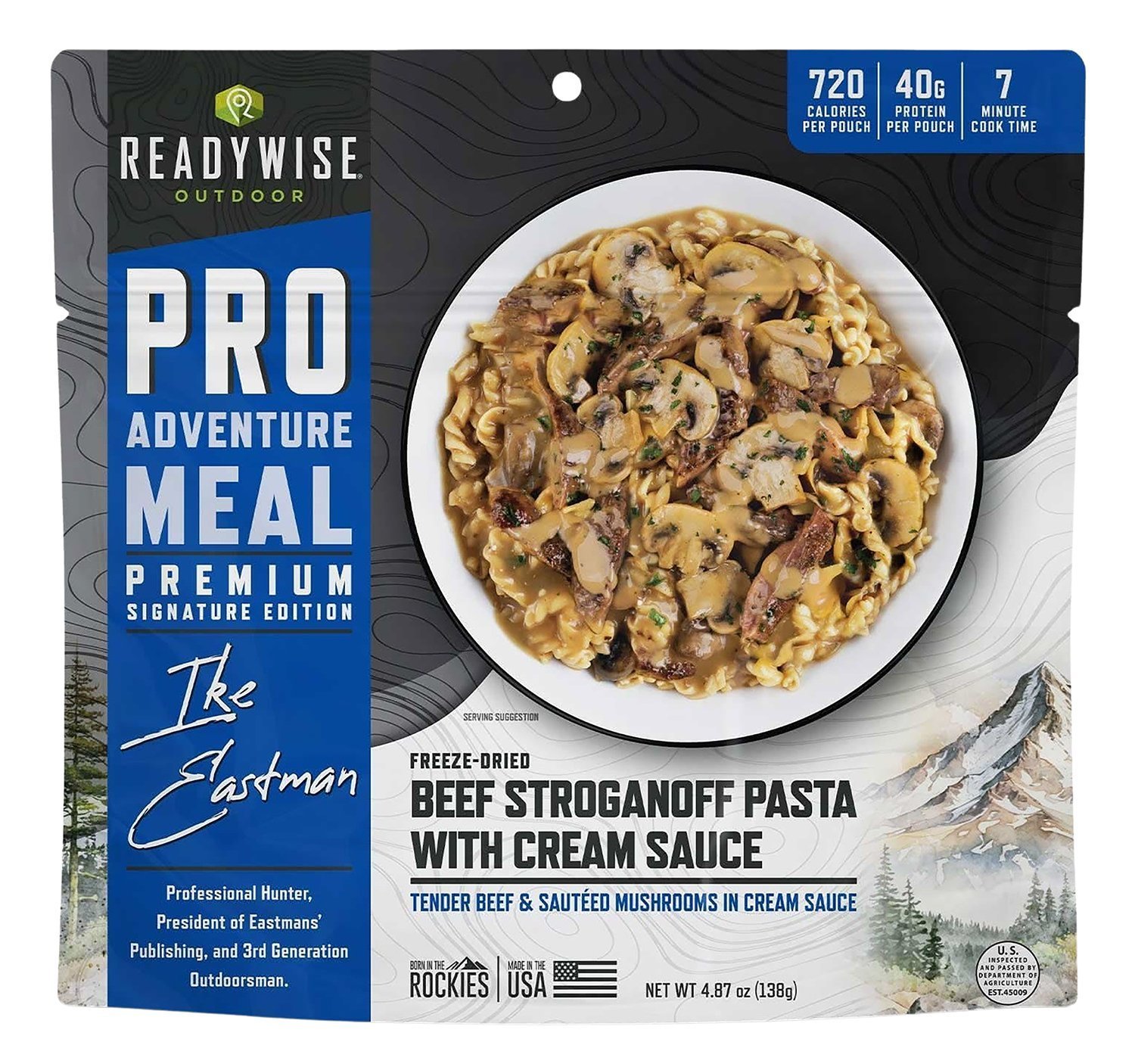 Wise Foods RW05402 Pro Meal Beef Stroganoff 2 Servings 6 Per Case