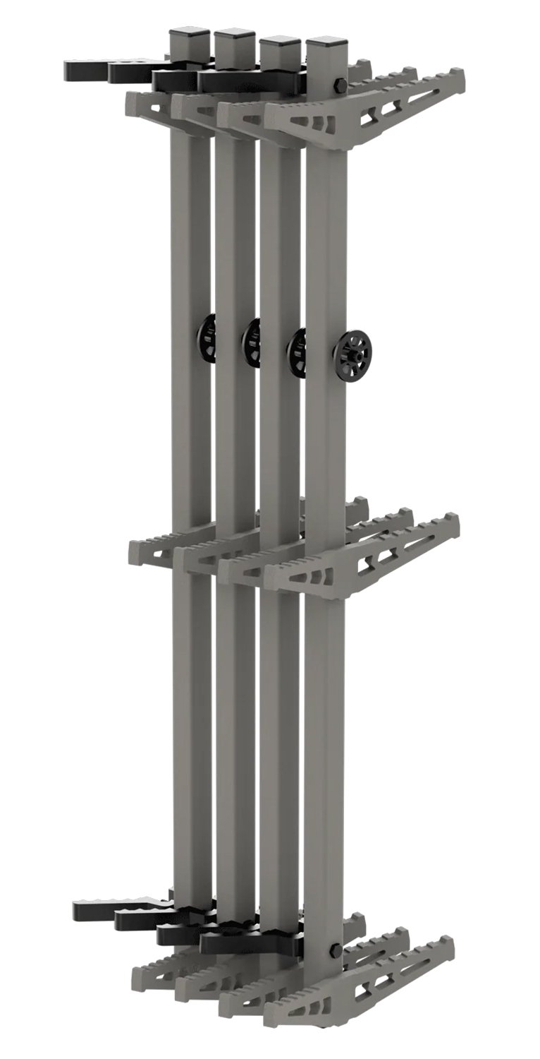 Novix/american Pride NX-4PCDW Double-Step Climbing Sticks Classic Aluminum 32" Long 9" Wide 4 Pack