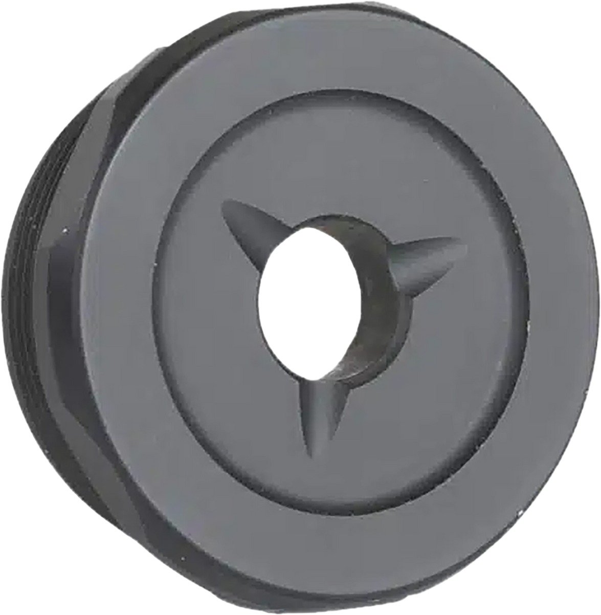 Jk Armament JK155LTEC30 LT Flash Reducer End Cap 30Cal Fits Aluminum Hard Anodized Black